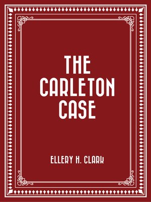 cover image of The Carleton Case